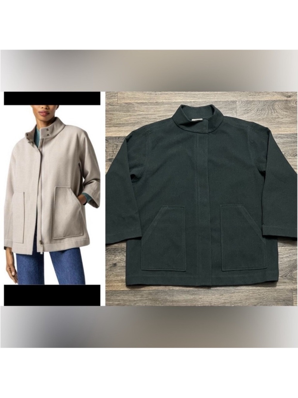 Lilla P Zip Front Jacket Green Size Large